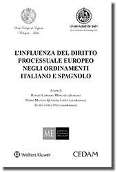 L'influenza del diritto processuale europeo negli ordinamenti italiano e spagnolo - copertina