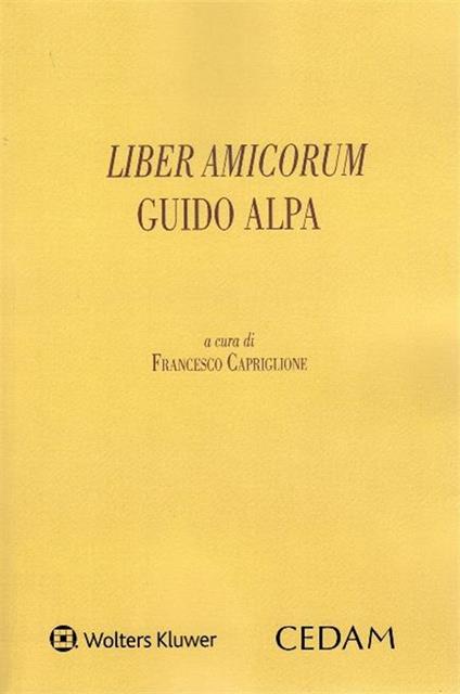 Liber amicorum Guido Alpa - copertina