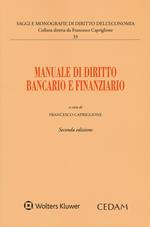 Manuale di diritto bancario e finanziario