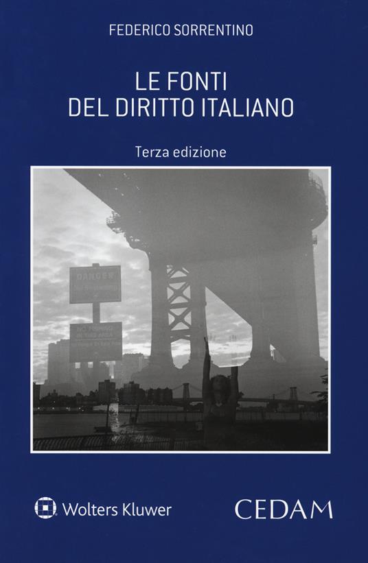 Le fonti del diritto italiano - Federico Sorrentino - copertina
