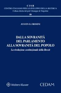 Dalla sovranità del parlamento alla sovranità del popolo - Justin O. Frosini - copertina