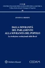 Dalla sovranità del parlamento alla sovranità del popolo