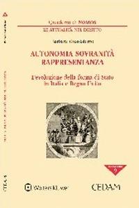 Autonomia sovranità rappresentanza - Barbara Guastaferro - copertina
