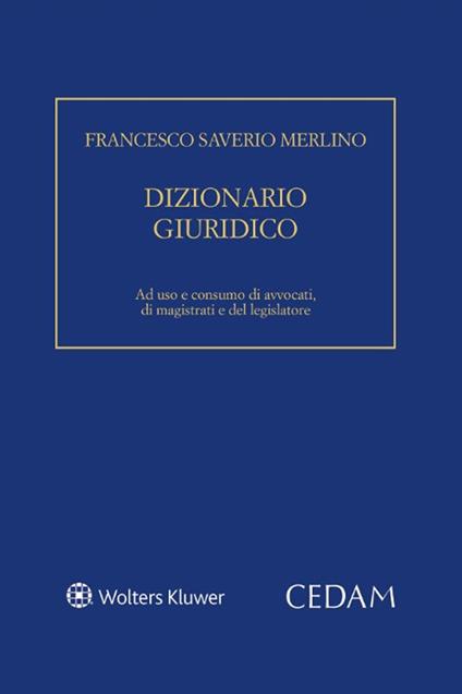 Dizionario giuridico - Francesco Saverio Merlino - copertina