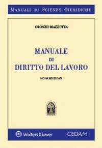 Manuale di diritto del lavoro - Oronzo Mazzotta - copertina