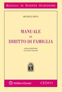 Manuale di diritto di famiglia - Michele Sesta - copertina
