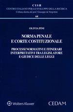 Norma penale e corte costituzionale