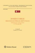 Divorzio e famiglie mezzo secolo di storia del diritto italiano. Atti del Convegno-Ca' Foscari Venezia- 11-13 novembre 2021