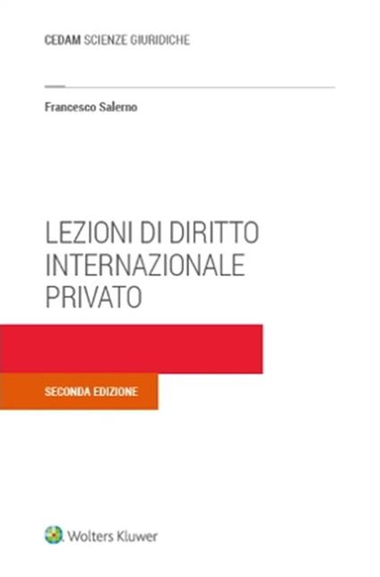 Lezioni di diritto internazionale privato - Francesco Salerno - copertina