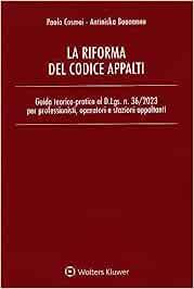 La riforma del codice appalti - Antiniska Buonanno,Paola Cosmai - copertina