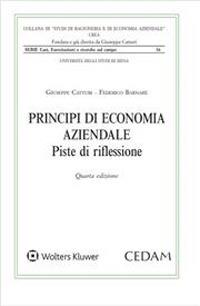 Principi di economia aziendale. Piste di riflessione - Giuseppe Catturi,Federico Barnabè - copertina