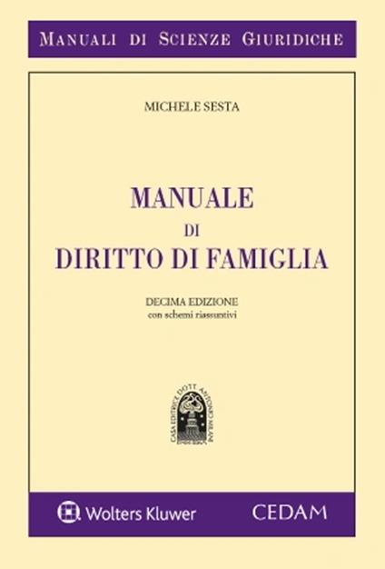 Manuale di diritto di famiglia - Michele Sesta - copertina