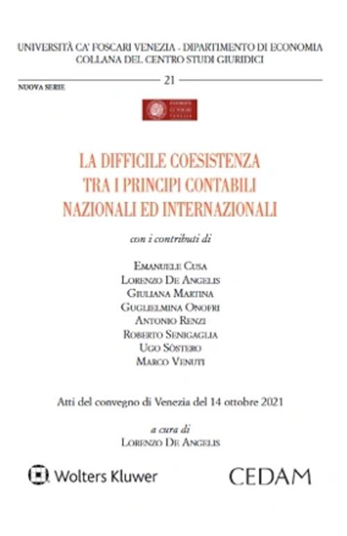 La difficile coesistenza tra i principi contabili nazionali ed internazionali - Giuliana Martina - copertina