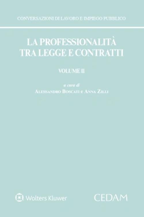 La professionalità tra legge e contratti. Vol. 2 - copertina