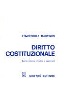 Diritto costituzionale - Temistocle Martines - copertina