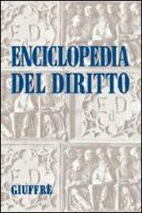 Enciclopedia del diritto. Vol. 39 - copertina