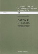 Capitale e reddito. Operazione di gestione e «Dinamica dei valori»