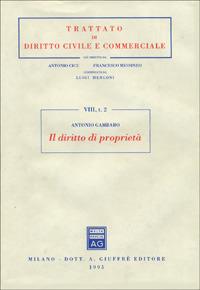 Il diritto di proprietà - Antonio Gambaro - copertina