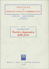 Teoria e dogmatica delle fonti - Riccardo Guastini - copertina