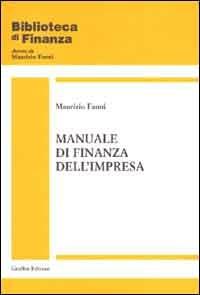 Manuale di finanza dell'impresa - Maurizio Fanni - copertina