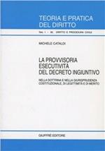 La provvisoria esecutività del decreto ingiuntivo. Nella dottrina e nella giurisprudenza costituzionale, di legittimità e di merito