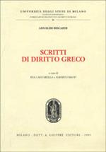 Scritti di diritto greco