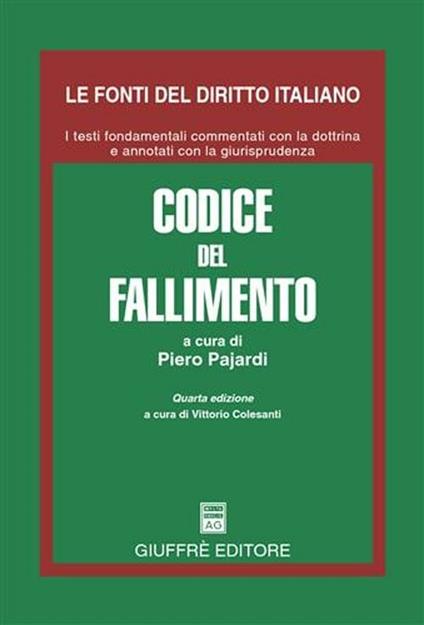 Codice del fallimento - copertina
