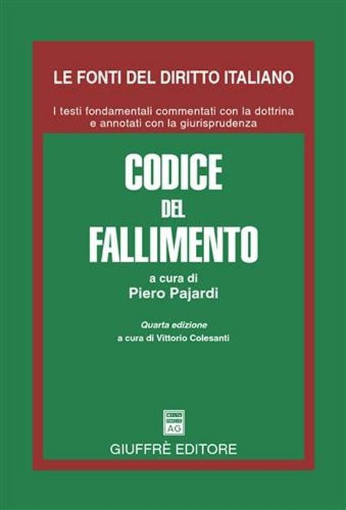 Codice del fallimento - copertina