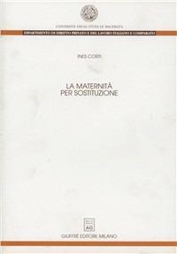 La maternità per sostituzione - Ines Corti - copertina