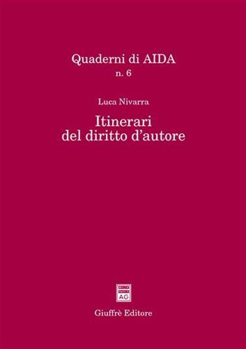 Itinerari del diritto d'autore - Luca Nivarra - copertina