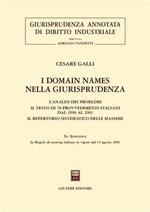 I domain names nella giurisprudenza. L'analisi dei problemi. Il testo di 78 provvedimenti italiani dal 1996 al 2001. Il repertorio sistematico delle massime