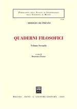 Quaderni filosofici. Vol. 2