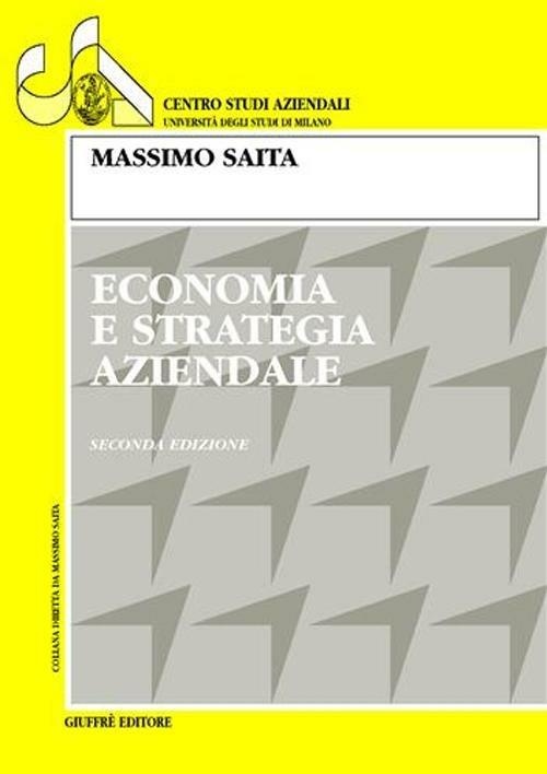 Economia e strategia aziendale - Massimo Saita - copertina