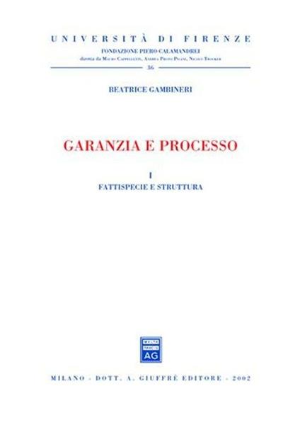 Garanzia e processo - Beatrice Gambineri - copertina