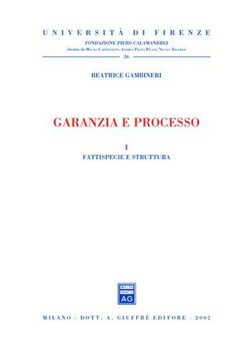 Garanzia e processo - Beatrice Gambineri - copertina