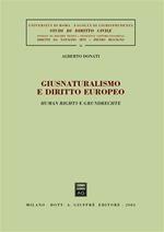 Giusnaturalismo e diritto europeo. Human rights e grundrechte