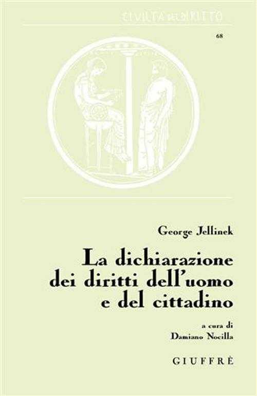 La dichiarazione dei diritti dell'uomo e del cittadino - Georg Jellinek - copertina