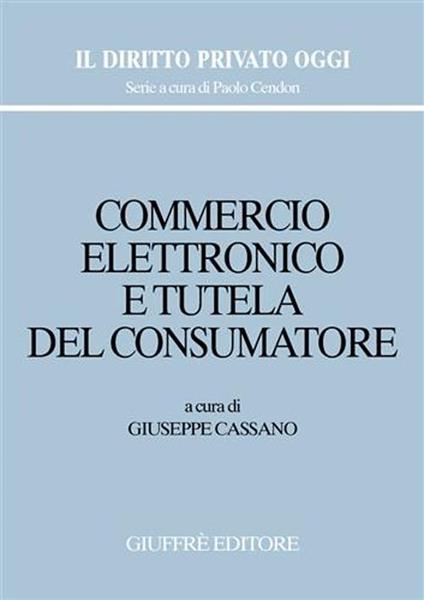 Commercio elettronico e tutela del consumatore - copertina