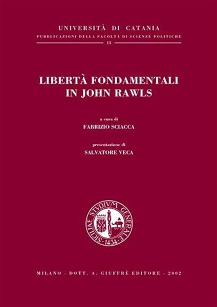 Libertà fondamentali in John Rawls - copertina