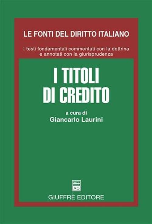 I titoli di credito - copertina