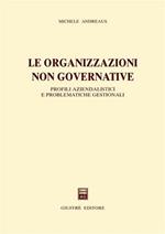 Le organizzazioni non governative. Profili aziendalistici e problematiche gestionali