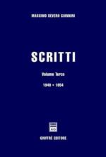 Scritti. Vol. 3: 1949-1954.