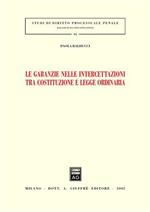 Le garanzie nelle intercettazioni tra costituzione e legge ordinaria