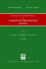 Rassegna di giurisprudenza del Codice di procedura civile. Aggiornamento 1999-2001. Vol. 1\3: Artt. 122-162.