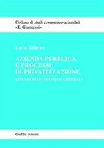 Azienda pubblica e processi di privatizzazione. Lineamenti economico-aziendali