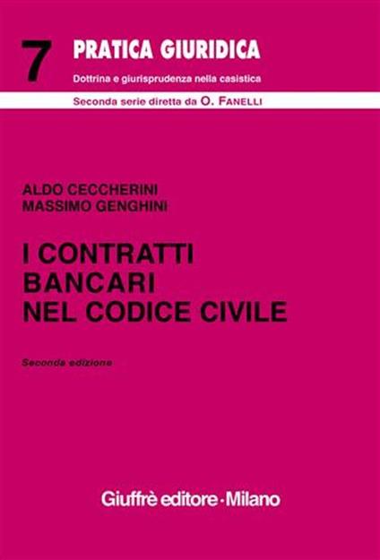I contratti bancari nel Codice civile - copertina