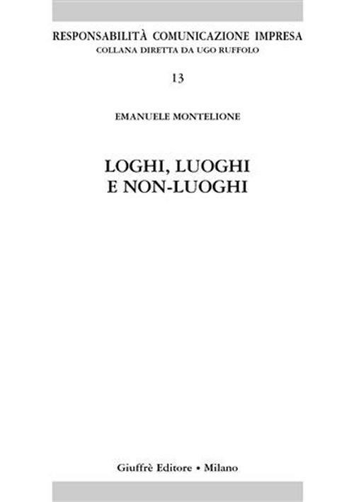Loghi, luoghi e non-luoghi - Emanuele Montelione - copertina