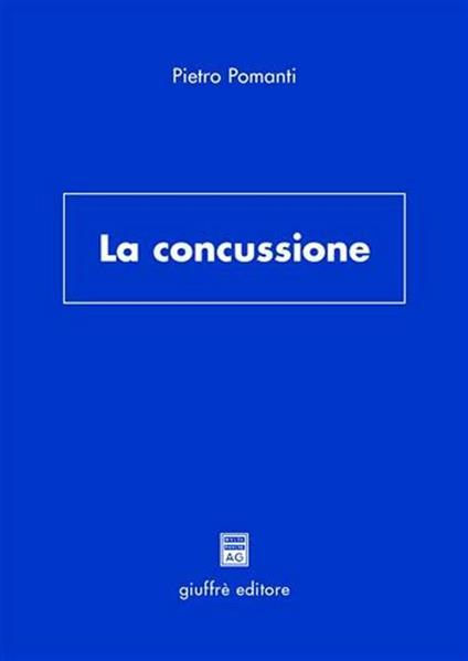 La concussione - Pietro Pomanti - copertina