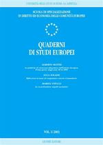 Quaderni di studi europei (2003). Vol. 1