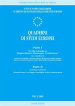 Quaderni di studi europei (2003). Vol. 2